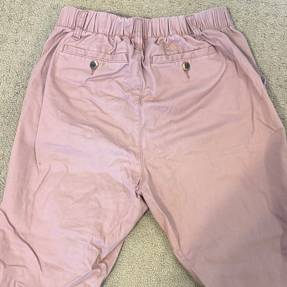 Old Navy Dusty Mauve Elastic Waist Pants - Picture 7 of 8